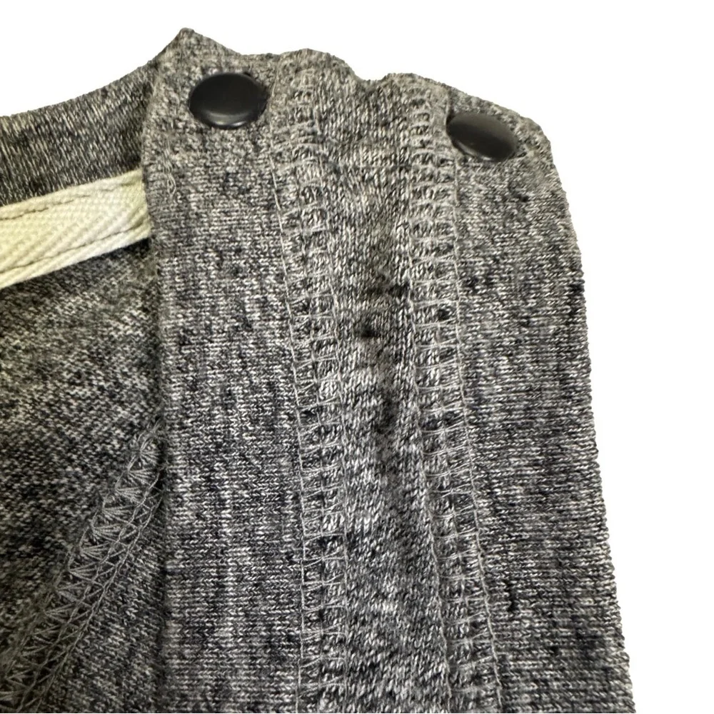Nike Gym Romper Size Small Heathered Gray Racerback Tie at Waist Pockets Vintage - Picture 7 of 10